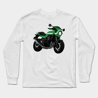 Z900RS Cafe Racer Illustration Long Sleeve T-Shirt